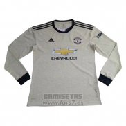 Camiseta Manchester United 2ª Equipacion Manga Larga 2019-2020