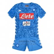 Camiseta Napoli 1ª Equipacion Nino 2018-2019