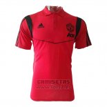 Camiseta Polo del Manchester United 2019-2020 Rojo