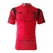 Camiseta Polo del Manchester United 2019-2020 Rojo