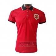 Camiseta Polo del Manchester United 20th Aniversario 2019-2020 Rojo