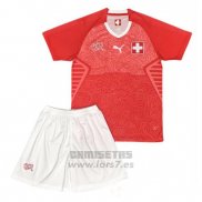 Camiseta Suiza 1ª Equipacion Nino 2018