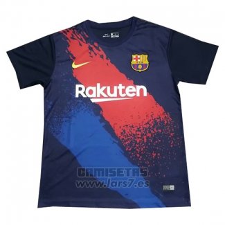 Camiseta de Entrenamiento Barcelona 2019-2020 Azul Oscuro