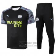 Chandal del Manchester City Manga Corta 2019-2020 Negro