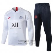 Chandal del Paris Saint-Germain 2019-2020 Blanco