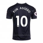 Camiseta Manchester City Jugador Kun Aguero 2ª Equipacion 2020-2021