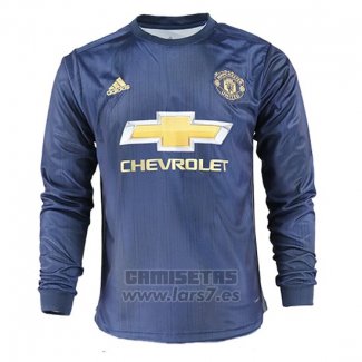 Camiseta Manchester United 3ª Equipacion Manga Larga 2018-2019