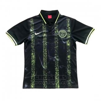 Camiseta Polo del Paris Saint-Germain 2019-2020 Negro y Amarillo