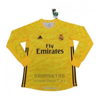 Camiseta Real Madrid Portero 1ª Equipacion Manga Larga 2019-2020