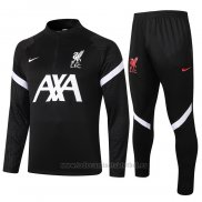 Chandal de Sudadera del Liverpool 2020-2021 Negro