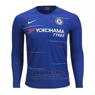 Camiseta Chelsea 1ª Equipacion Manga Larga 2018-2019