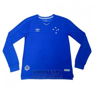 Camiseta Cruzeiro 1ª Equipacion Manga Larga 2019