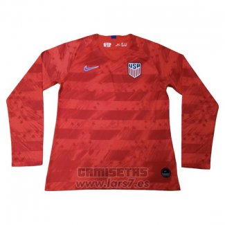 Camiseta Estados Unidos 2ª Equipacion Manga Larga 2019