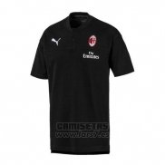 Camiseta Polo del AC Milan 2019-2020 Negro