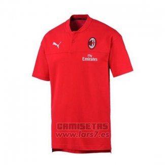 Camiseta Polo del AC Milan 2019-2020 Rojo