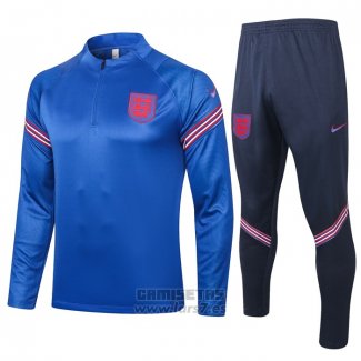 Chandal de Sudadera del Inglaterra 2020-2021 Azul