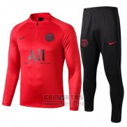 Chandal del Paris Saint-Germain 2019-2020 Rojo