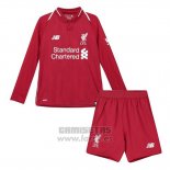 Camiseta Liverpool 1ª Equipacion Nino Manga Larga 2018-2019