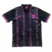 Camiseta Polo del Barcelona 2020 Negro y Rosa