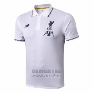 Camiseta Polo del Liverpool 2019-2020 Blanco