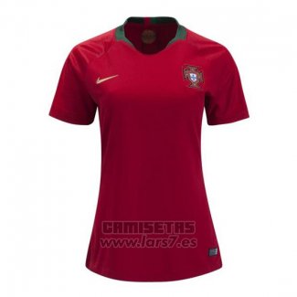 Camiseta Portugal 1ª Equipacion Mujer 2018