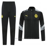 Chandal de Chaqueta del Borussia Dortmund 2020-2021 Negro