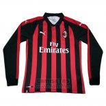 Camiseta AC Milan 1ª Equipacion Manga Larga 2018-2019