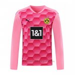 Camiseta Borussia Dortmund Portero Manga Larga 2020-2021 Rosa