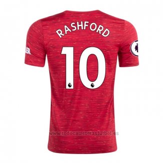 Camiseta Manchester United Jugador Rashford 1ª Equipacion 2020-2021