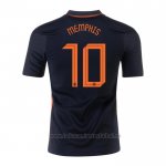 Camiseta Paises Bajos Jugador Memphis 2ª Equipacion 2020-2021