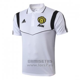 Camiseta Polo del Manchester United 2019-2020 Blanco