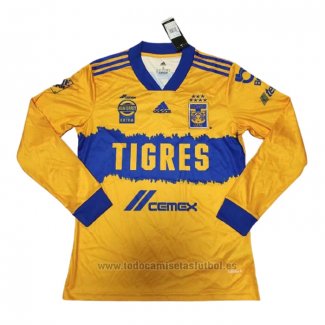 Camiseta Tigres UANL 1ª Equipacion Manga Larga 2020-2021