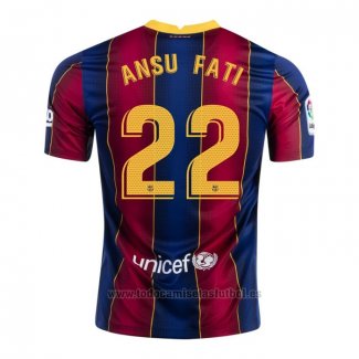 Camiseta Barcelona Jugador Ansu Fati 1ª Equipacion 2020-2021