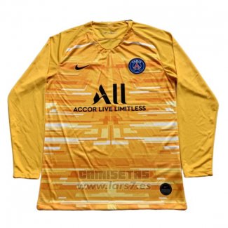 Camiseta Paris Saint-Germain Portero Manga Larga 2019-2020 (2XL-4XL) Amarillo