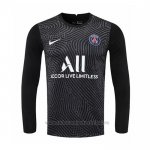 Camiseta Paris Saint-Germain Portero Manga Larga 2020-2021 Negro