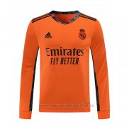 Camiseta Real Madrid Portero 2ª Equipacion Manga Larga 2020-2021