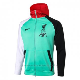 Chaqueta con Capucha del Liverpool 2020-2021 Verde