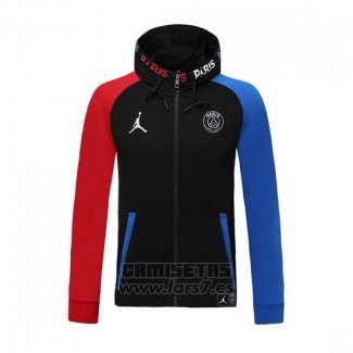 Chaqueta con Capucha del Paris Saint-Germain 2020-2021 Azul y Rojo