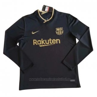 Camiseta Barcelona 2ª Equipacion Manga Larga 2020-2021