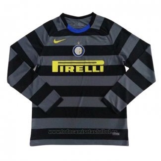 Camiseta Inter Milan 3ª Equipacion Manga Larga 2020-2021