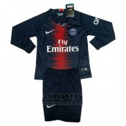 Camiseta Paris Saint-Germain 1ª Equipacion Nino Manga Larga 2018-2019