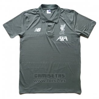 Camiseta Polo del Liverpool 2019 Gris Claro