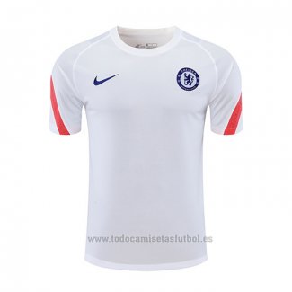 Camiseta de Entrenamiento Chelsea 2020-2021 Blanco