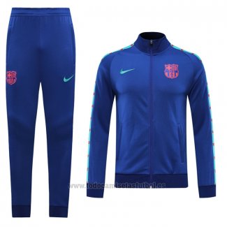 Chandal de Chaqueta del Barcelona 2020-2021 Azul