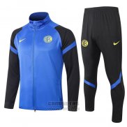 Chandal de Chaqueta del Inter Milan 2020-2021 Azul