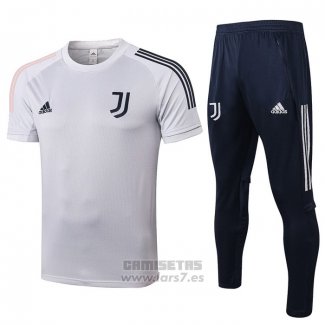 Chandal del Juventus Manga Corta 2020-2021 Gris