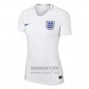 Camiseta Inglaterra 1ª Equipacion Mujer 2018