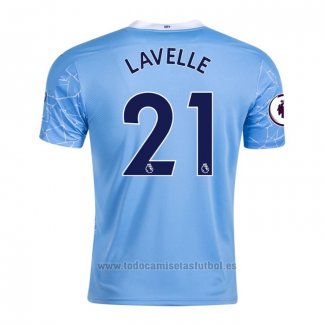 Camiseta Manchester City Jugador Lavelle 1ª Equipacion 2020-2021