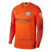 Camiseta Manchester City Portero Manga Larga 2018-2019 Naranja