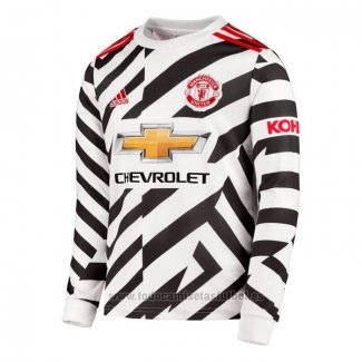 Camiseta Manchester United 3ª Equipacion Manga Larga 2020-2021